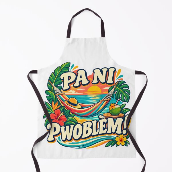Item preview, Pa Ni Pwoblem Caribbean Creole Beach Graphic designed and sold by CaribChroma.