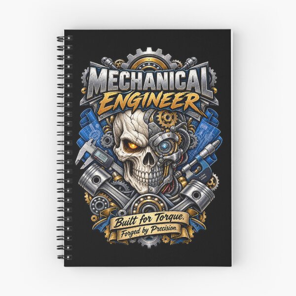 Item preview, Mechanical Engineer Skull – Built for Torque, Forged by Precision designed and sold by Koepke Art & Design.