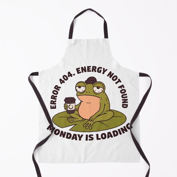 Item preview, Exhausted Frog with Iced Coffee designed and sold by Jeeraphat Homrern.