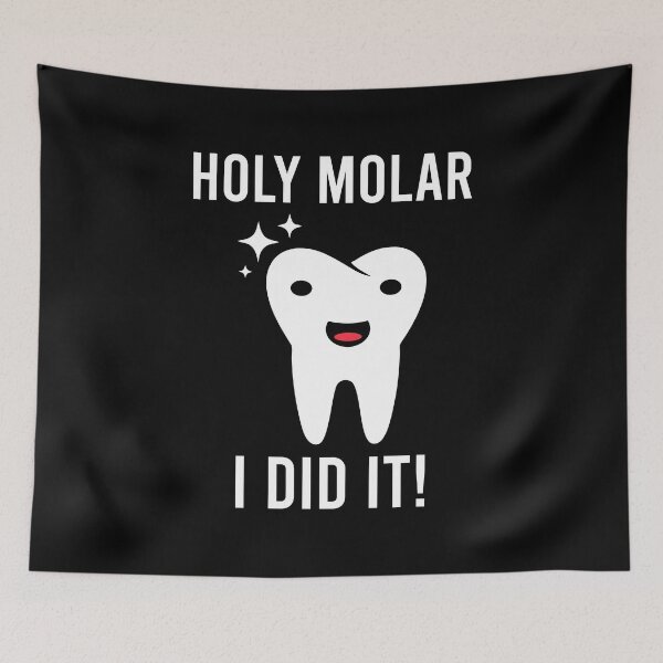 Item preview, Holy Molar! I did it - Dental school Funny Gift designed and sold by qarinefesia.
