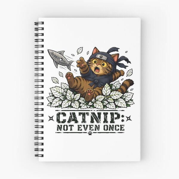 Item preview, Ninja Cat On Catnip Anime Tabby Humor designed and sold by chattsuede.