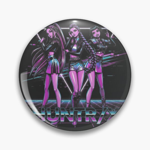 Artikelvorschau, Kpop Huntrix Retrowave Ästhetik-Design | ⭐⭐⭐⭐⭐ entworfen und verkauft von TLCorp.
