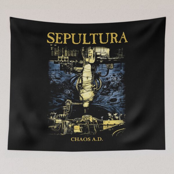 Item preview, Sepultura Album Chaos A.D. Metal Style T-Shirt designed and sold by JohnsonBoehm.