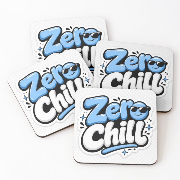 Item preview, Zero Chill Funny Sarcastic Meme Quote  Cool Internet Humor Die-Cut designed and sold by MR4me.