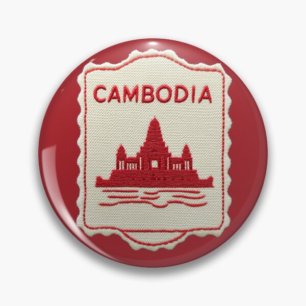 Item preview, Cambodia Travel Patch Angkor Wat Embroidered designed and sold by tiigerdad.