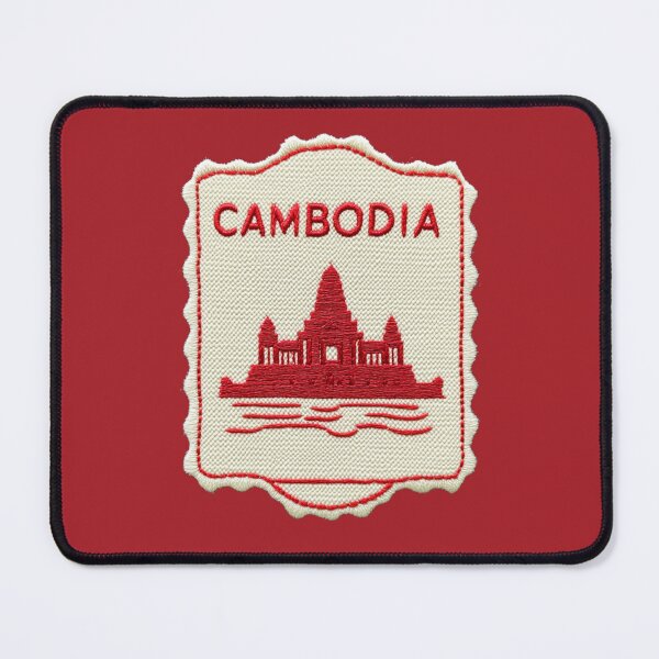 Item preview, Cambodia Travel Patch Angkor Wat Embroidered designed and sold by tiigerdad.