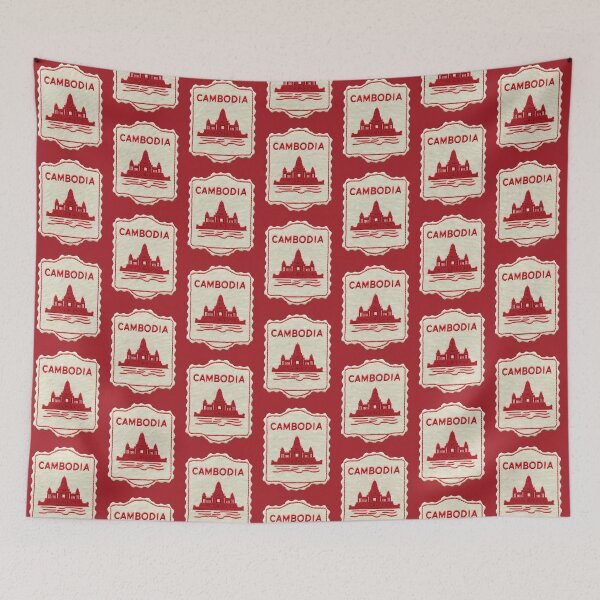 Item preview, Cambodia Travel Patch Angkor Wat Embroidered designed and sold by tiigerdad.