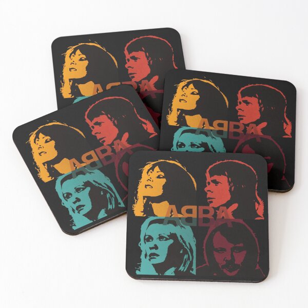 Item preview, Vintage Pop Art ABBA Quartet Retro Music designed and sold by SamirBeer96.