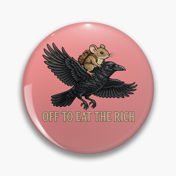 Item preview, Boho Political Crow, Antifascism designed and sold by Ribeiro-Art.