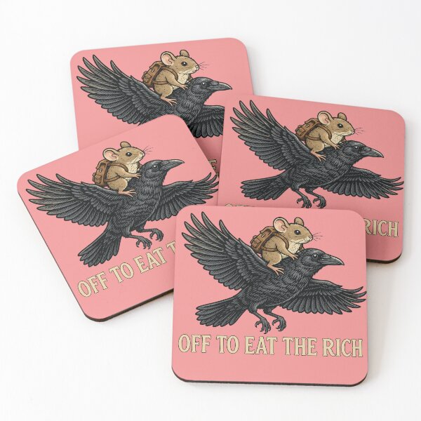 Item preview, Boho Political Crow, Antifascism designed and sold by Ribeiro-Art.