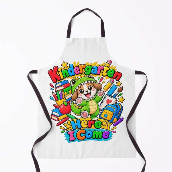 Item preview, Cute Dinosaur dog Kindergarten First Day of School designed and sold by QuiteOrbit.