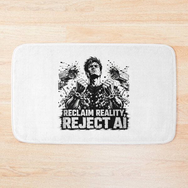 Item preview, Reclaim Reality Reject AI Human Over Machine designed and sold by chattsuede.