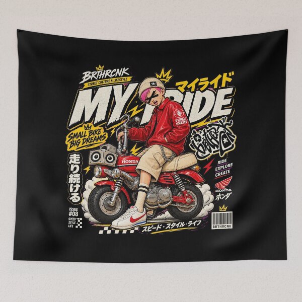 Item preview, Honda Monkey Mini Bike - My Ride Street Culture Japanese designed and sold by BRTHRCNK01.