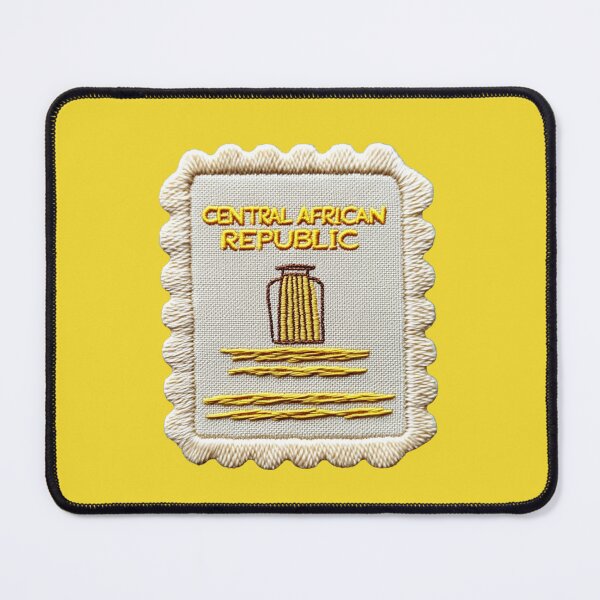 Item preview, Central African Republic Travel Patch Woven Vessel designed and sold by tiigerdad.