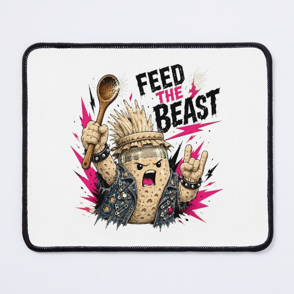 Item preview, Punk Rock Sourdough Starter Feed The Beast designed and sold by chattsuede.