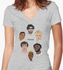 Brockhampton Women's Fitted V-Neck T-Shirt
