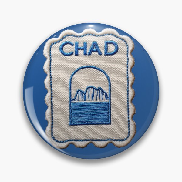 Item preview, Chad Travel Patch Ennedi Arch Embroidered Stamp designed and sold by tiigerdad.