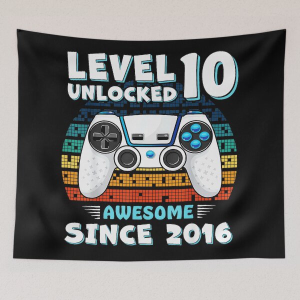 Artikelvorschau, Level 10 freigeschaltet! Fantastisch! Seit 2016 das perfekte Gaming-Geschenk zum 10. Geburtstag für Gamer. entworfen und verkauft von CharlieConon.