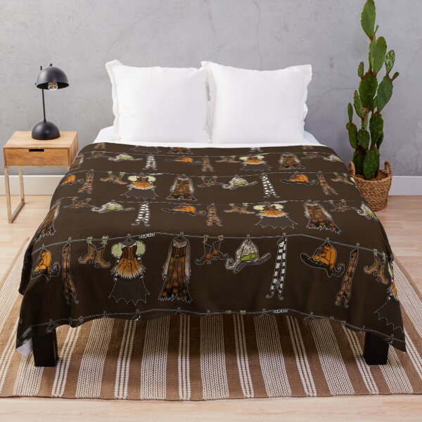 Item preview, Witches' Laundry Day (Earthy Brown Version) designed and sold by JanGrackle.