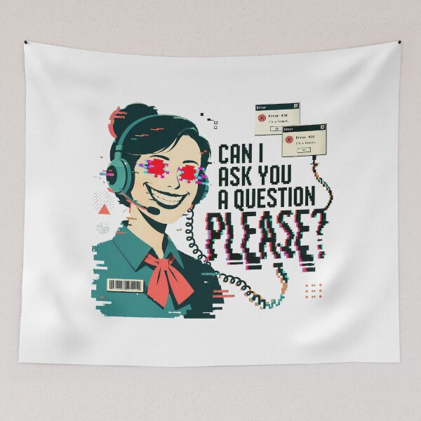 Item preview, Call Center Error 418 Teapot Customer Service Humor designed and sold by chattsuede.