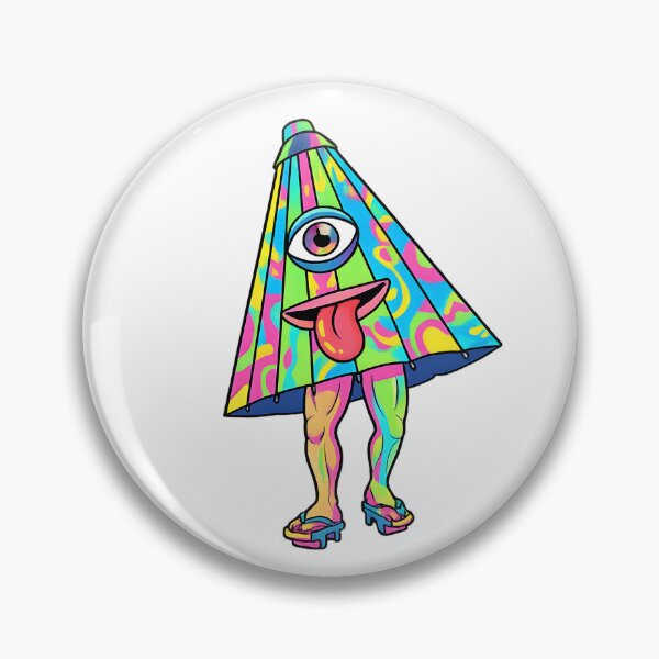 Item preview, Psychedelic Karakasa Yokai – Weird Japanese Umbrella Monster designed and sold by OddGarage.