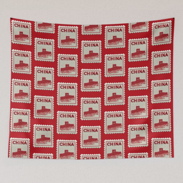 Item preview, China Vintage Travel Patch Great Wall Embroidered designed and sold by tiigerdad.