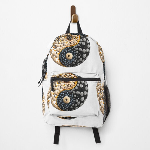 Item preview, Speckled Yin Yang in Cream and Navy designed and sold by RAGANADesign.