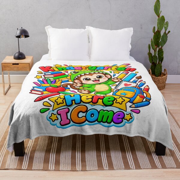 Item preview, Cute Dino monkey Kindergarten Back to School designed and sold by QuiteOrbit.