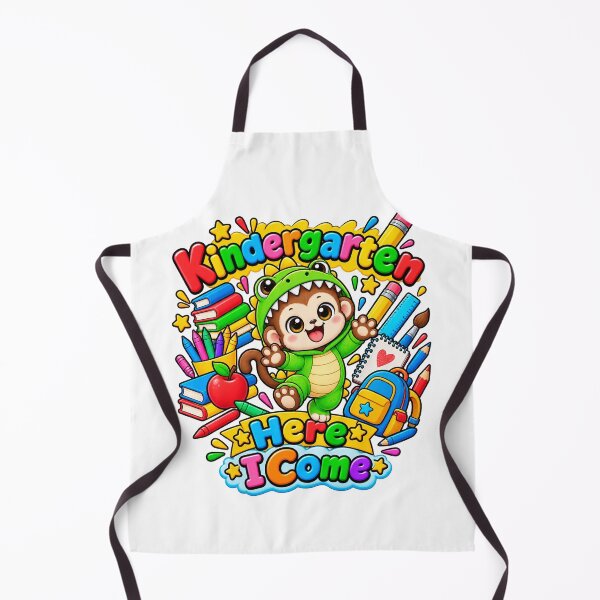 Item preview, Cute Dino monkey Kindergarten Back to School designed and sold by QuiteOrbit.