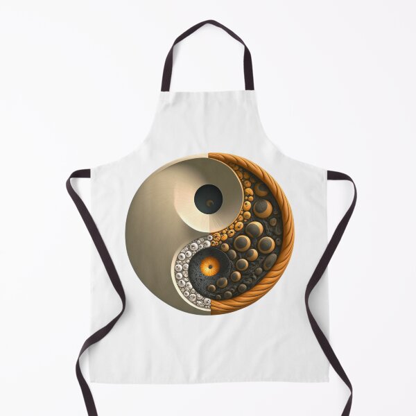 Item preview, Sand and Charcoal Yin Yang Sphere designed and sold by RAGANADesign.