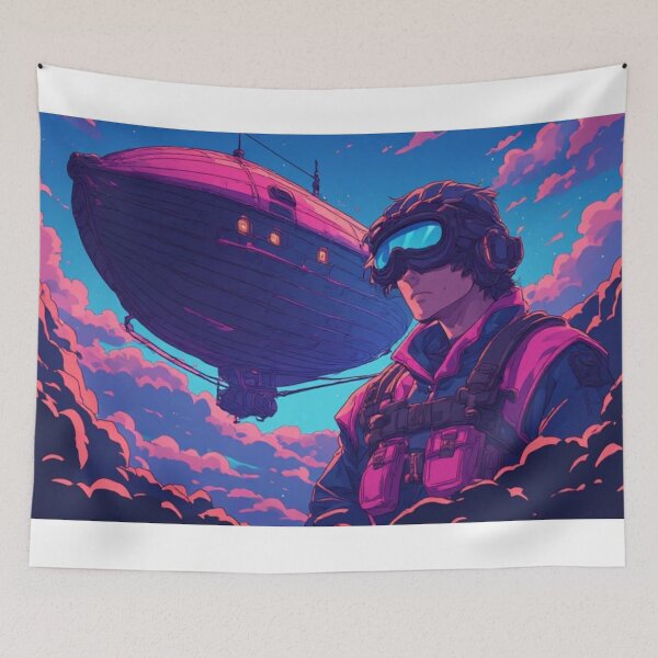 Item preview, Space  ship in sky designed and sold by Kari's shop.