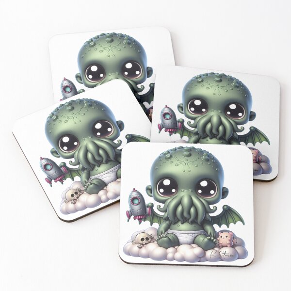 Item preview, Baby cthulhu chibi designed and sold by Creepy Princess Creations.