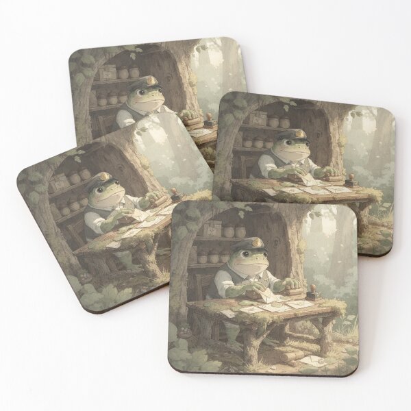 Item preview, Frog Postmaster of the Pond designed and sold by PictorialWhimsy.