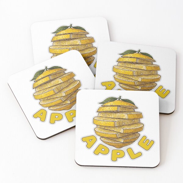 Item preview, Funny Sliced Lemon APPLE Sticker Design | Ironic Sarcastic Fruit Graphic | Funny Confusion Quote T-Shirt Print | Pop Art Meme Apparel Sticker designed and sold by SergioMiklos.