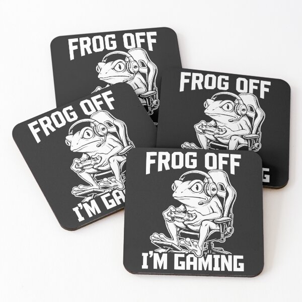 Item preview, Frog Off I'm Gaming - Funny Gamer Frog designed and sold by JoRealm.