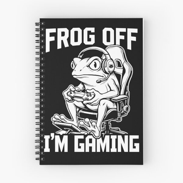 Item preview, Frog Off I'm Gaming - Funny Gamer Frog designed and sold by JoRealm.