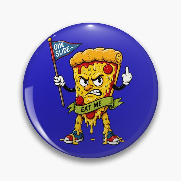 Item preview, Grumpy Pizza – One Slide Eat Me designed and sold by industriavisual.