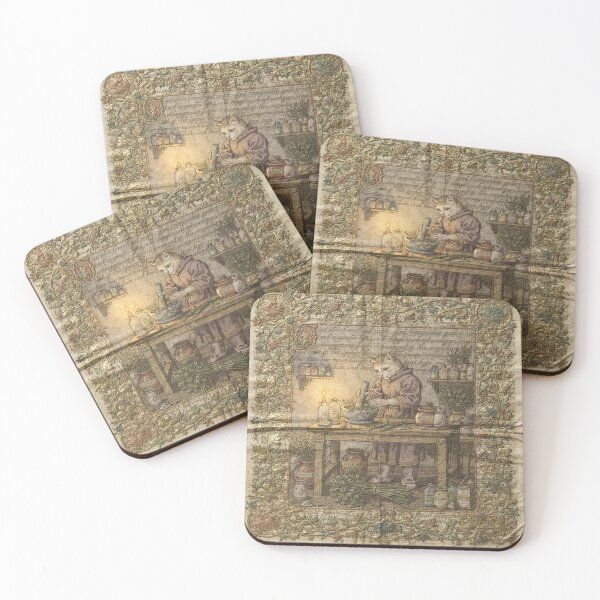 Item preview, Medieval Cat Apothecary designed and sold by PictorialWhimsy.
