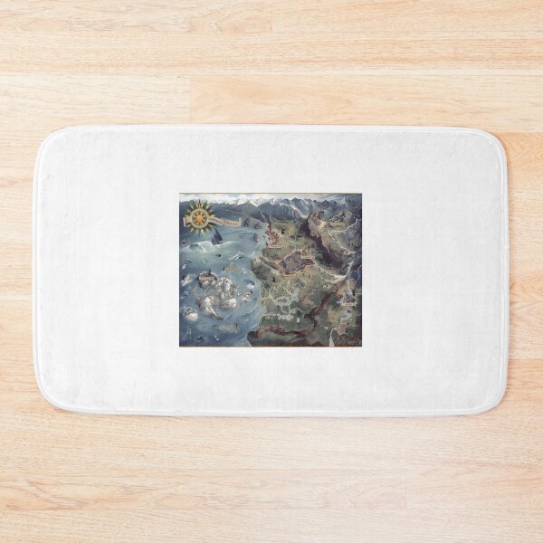 Item preview, The Witcher Map Art | ⭐⭐⭐⭐⭐ designed and sold by mosleyq.