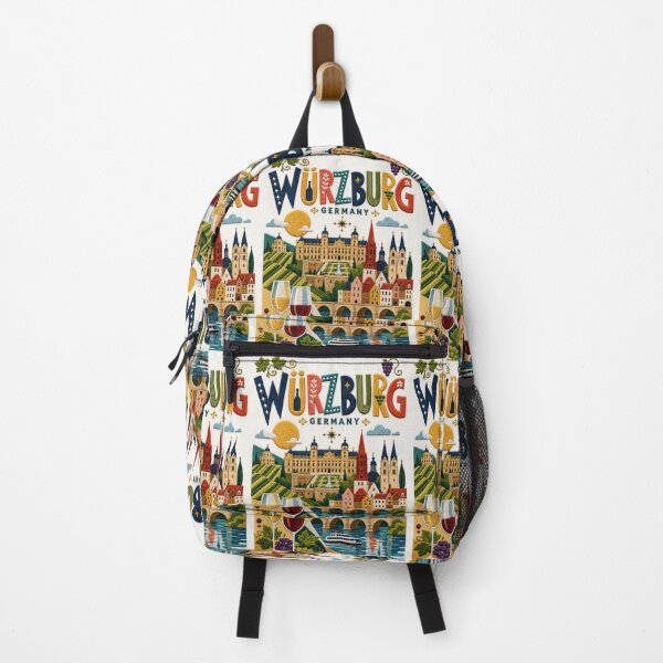 Item preview, Vintage Wurzburg Germany Stitched Souvenir Art designed and sold by Witsprings.