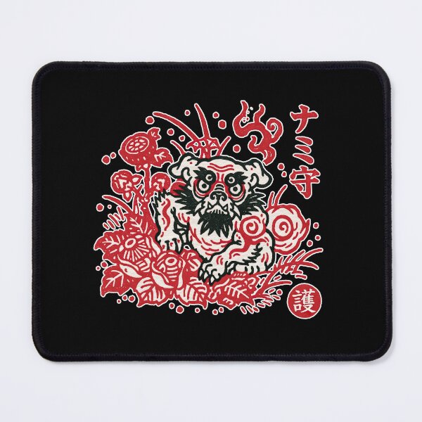 Item preview, Traditional Guardian Komainu Lion Peony Flowers designed and sold by EdvvinStudios.