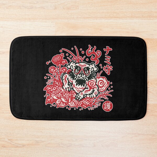 Item preview, Traditional Guardian Komainu Lion Peony Flowers designed and sold by EdvvinStudios.