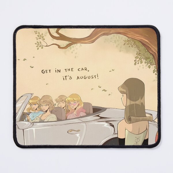 Item preview, Get In The Car It's August Taylor Swift Meme Art Print designed and sold by HelloCal.