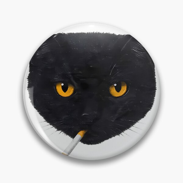 Item preview, Smoking Cat Vintage Black Cat Retro S | ⭐⭐⭐⭐⭐ designed and sold by farmerjohn23.