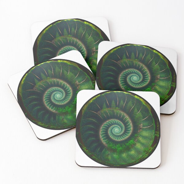 Item preview, Forest Spiral in Deep Green designed and sold by RAGANADesign.