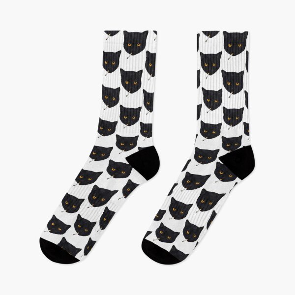 Item preview, Smoking Cat Vintage Black Cat Retro S | ⭐⭐⭐⭐⭐ designed and sold by farmerjohn23.