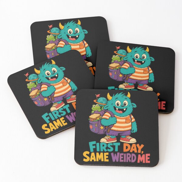 Item preview, Back to School First Day Same Weird Me | Funny Back to School Art designed and sold by Uglyandcute.