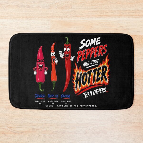 Item preview, Some Peppers Are Just Hotter Than Others (Black Shirt Edition) designed and sold by Jessie Slamwhorella.