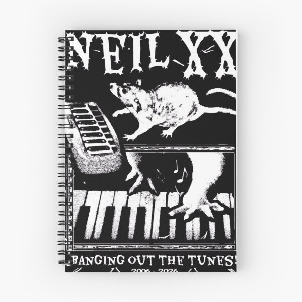 Item preview, Neil XX banging out the tunes for 20 years! T-Shirt designed and sold by JohnsonBoehm.