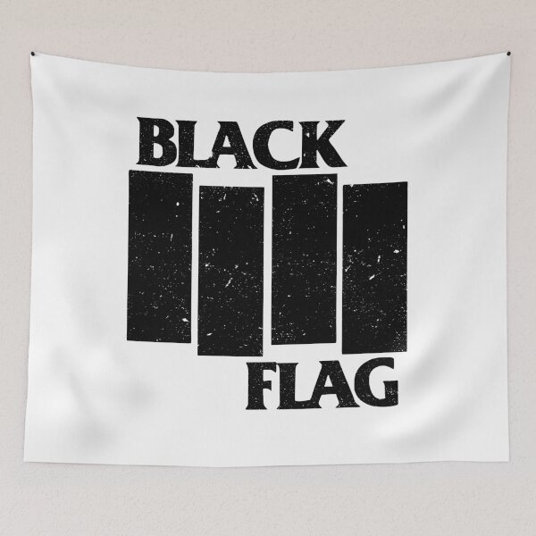 Artikelvorschau, Schwarze Flagge entworfen und verkauft von QuirkyyBox.